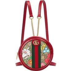 Gucci Backpacks Gucci Ophidia GG Flora Mini Backpack - Red