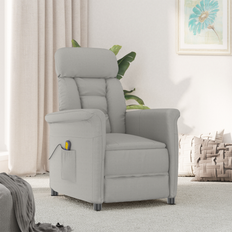 Massage Chairs vidaXL Massage Chair Light Grey