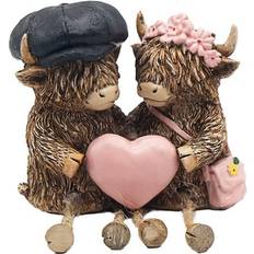 Highland Cows Love Couple Ornament