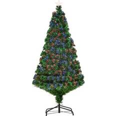 Homcom 5ft Pre-Lit Fibre Optic Christmas Tree