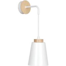 K1 Hvid Væglampe E27 230V Max 15W