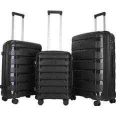 Lightweight Polypropylene Luggage Set 3 Sizes