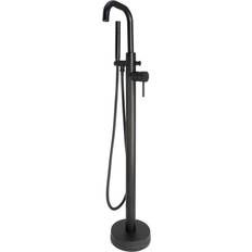 Black Bath Taps & Shower Mixers Core Matt Freestanding Bath Shower Tap Black