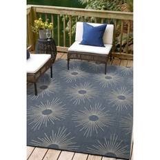 Eden Stars Navy Indoor Outdoor Rug