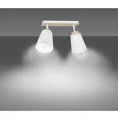 Atlas Lamper Atlas 2 Hvid Loftslampe E27 230V Max 15W Loftplafond