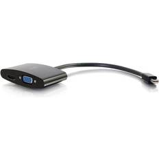 C2G 20cm Mini DisplayPort to HDMI VGA Adapter
