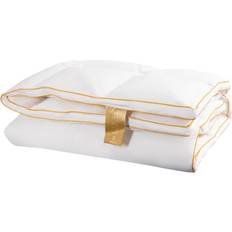 Dubbeltäcke Satin Myskduntäcke 200x220 cm Gold