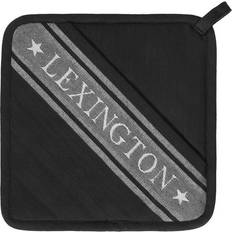 Lexington Grytlappar Lexington Icons Organic Cotton Jacquard Star 25 x 25 cm Svart Vit Grytlapp Svart