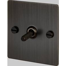 One Gang 2-Way Light Switch Smoked Bronze