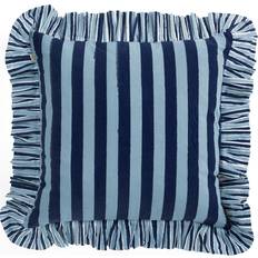 Chamois Pyntepuder Chamois Med Flæser Jaipur Stripe Blå Pudebetræk