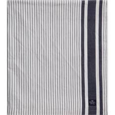 OEKO-TEX Dukar & Tygservetter Lexington Icons Striped Organic Cotton Oxford Duk 150x250 cm Vit Bordsduk Blå, Vit
