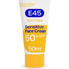E45 Sun Protection & Self Tan E45 SPF50+ Sensitive Sun Cream for Face