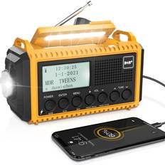 ROCAM Wind Up Solar Radio DAB FM Power Bank