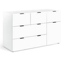 Habitat Chest of Drawers Habitat Zeke Wide 5 White Chest of Drawer