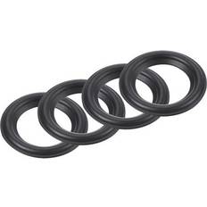Rubber Speaker Foam Edge Surround Rings 33mm x 53mm 4 pcs