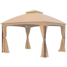 Pavilion Roofs Garden Winds Custom Fit Replacement Canopy Top Cover Beige Riplock 350