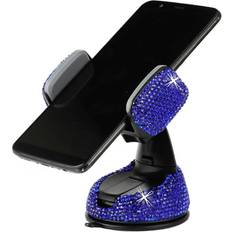 Mobile Device Holders Kikidex Universal Bling Cell Phone Holder 360 Mount