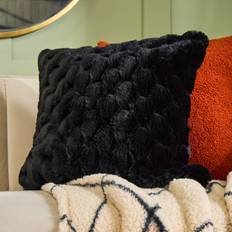 Cushion Covers on sale OHS Jumbo Waffle Fur 45 x 45 cm Cushion Cover Black