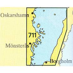 Sjöfartsverket Sjökort Nr 711 Borgholm Oskarshamn