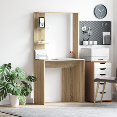 Eg Skrivebord vidaXL Sonoma Egetræ Konstrueret Træ Medium Skrivebord