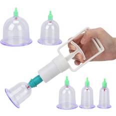 White Cupping Therapy Vacuum Suction Cup Muscles Relaxition