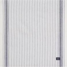 Lexington Duge & Stofservietter på tilbud Lexington Icons Striped Organic Cotton Oxford Serviet Stofserviet Beige, Hvid, Blå