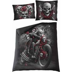 Skulls n Roses Double UK EU Pillow Case