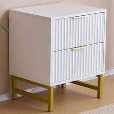 White Bedside Tables Kosy Koala Modern White With 2 Drawers Bedside Table