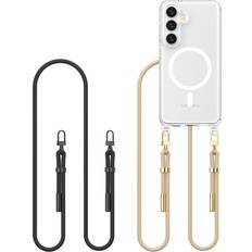 Tech-Protect Samsung Galaxy S25 Mobilskal Tech-Protect Galaxy S25 Mobilhalsband Skal Magsafe Flexair Chain