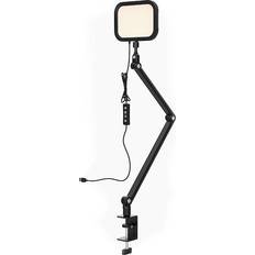 Lamper Apexel APL-FL25 LED 2800lm USB-A Sort Bordlampe