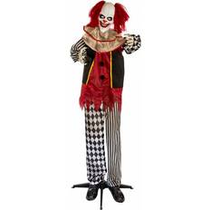 Red Skeletons Horror-Shop Dämonischer Horrorclown Halloween Animatronic 170cm