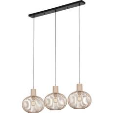 Skrivbordslampor Taklampor Trio Lighting Pendel Gila 3-del Sand Beige Pendellampa