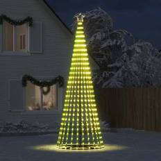vidaXL LED Juletræ 1028 LEDer 403 cm Varmt Hvidt Lys Juletræslys