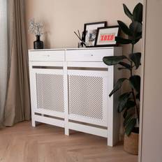 White Radiator Cover Medium