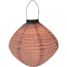 Pink Lanterner Veli Line VL 31169 Konisk Solcelle Papir Rosa Lanterne