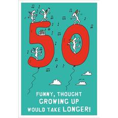 Funny 50th Birthday Music Dance Card