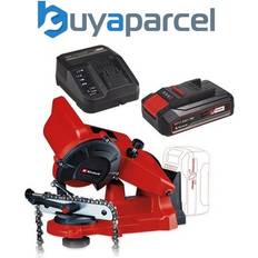 Chainsaw Sharpeners Einhell 18V Cordless Chain Sharpener Power X-Change 2.5Ah Battery Charger