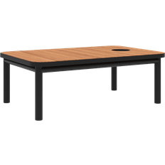 Lounge Trädgårdsmatbord SACKit Kirra Coffee Table Soffbord Black L110 x W70 x H38 x H38 x Ø14 cm