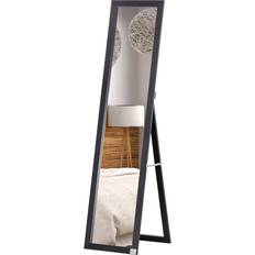 Fuldkrops Spejl 154x37 cm Sort