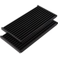 Grates on sale Living and Home 2-Pack Cast Iron BBQ Grates Black