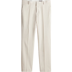 H&M Slim Fit Suit Trousers - Light Beige