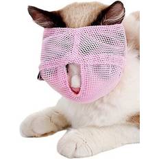 Muzzles Bite Resistance Mesh Pink