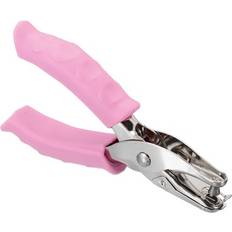 Pink Hole Punchers Uxcell 1 4 Inch Single Hole Handheld Punch Pink
