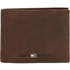 Tommy Hilfiger Leather Flap Wallet - Brown