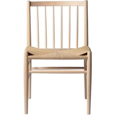 Naturfarvet Køkkenstole FDB Møbler J80 Beech/Soap/Nature Kitchen Chair 82cm