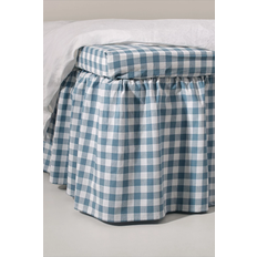Lauren Ruffle Blue/White Sängkappa Blå, Vit