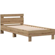 vidaXL 874113 Artisan Oak Frame Bed 90x200cm