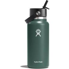 Hydro Flask Wide Mouth with Flex Straw Cap Fir Water Bottle 0.95L