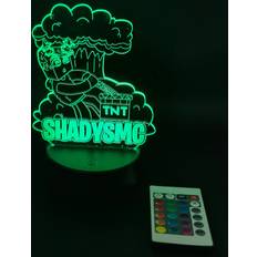 Fjernbetjenede - Indendørsbelysning Bordlamper ShadysMC Shadys TNT LED Lampe Sort Bordlampe