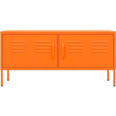 Steel TV Benches vidaXL 336228 Orange TV Bench 35x50cm